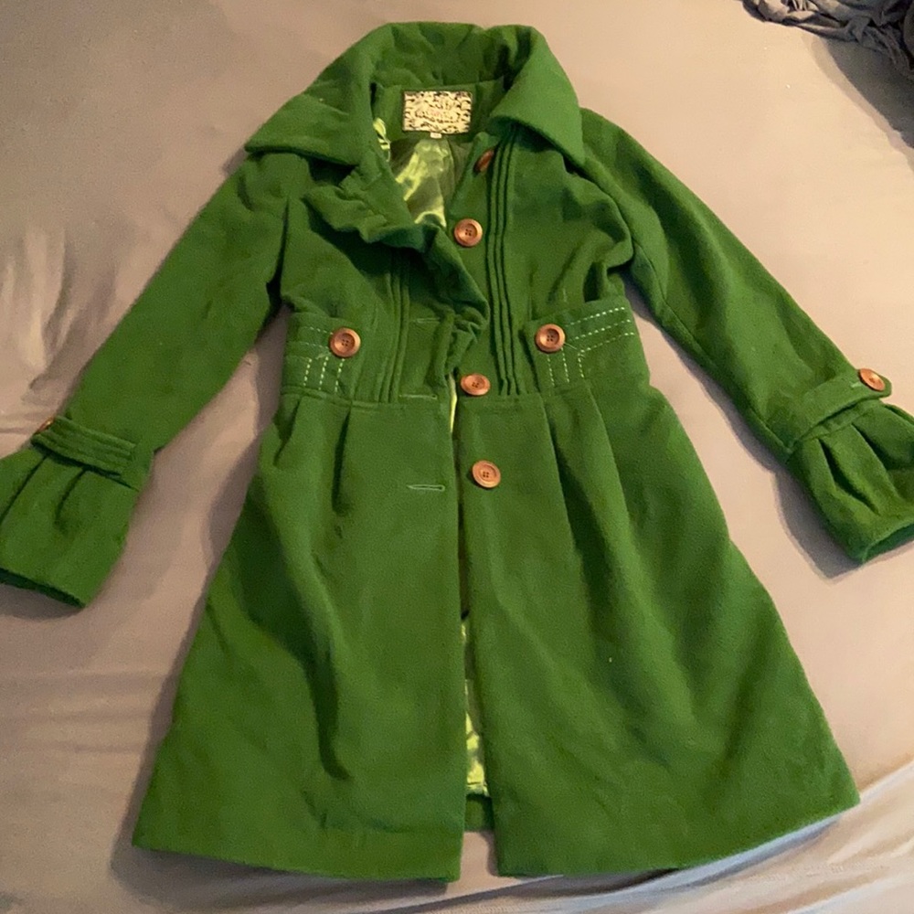 Pink Martini Long Green ModCloth Peacoat XS